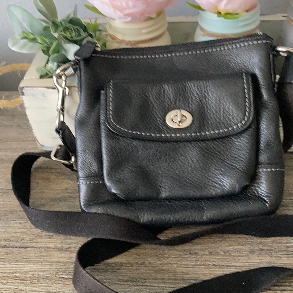 Coach crossbody leather bag